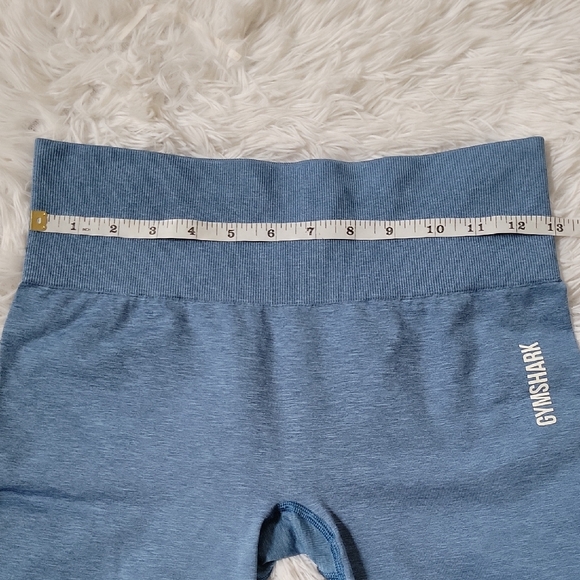 Gymshark Adapt Ombre Seamless Leggings in Light Blue Marl/Blue Size Medium - Picture 7 of 11